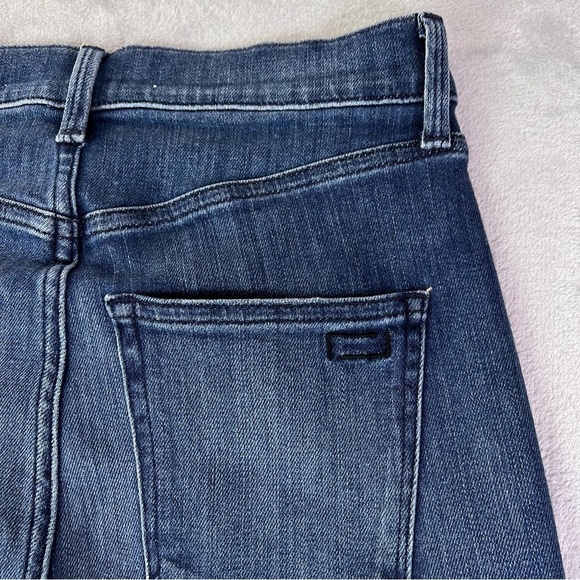 AYR The Riser Jeans 29 Skinny Fit Medium Wash Blue Ankle Fray Denim Casual - Picture 13 of 16